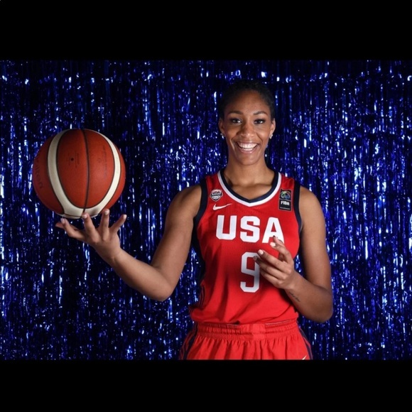 SOLD ❌ Mercari - Nike USA WNBA Gold medalist A’ja Riyadh Wilson #9 basketball - Picture 3 of 11